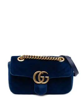 Gucci Pre-Owned: Голубая сумка через плечо 