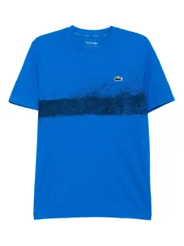 Lacoste: Голубая футболка  Djokovic