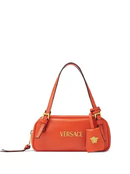 Versace: Оранжевая сумка 