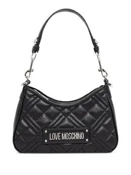 Love Moschino: Чёрная сумка-шоппер 