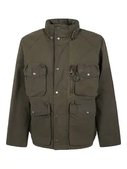 Barbour: Куртка цвета хаки 