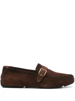 Santoni: Коричневые туфли 