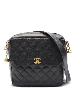 CHANEL Pre-Owned: Чёрная сумка 