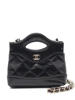 CHANEL Pre-Owned: Чёрная сумка 