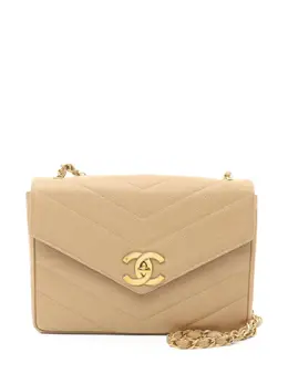 CHANEL Pre-Owned: Светлая сумка 