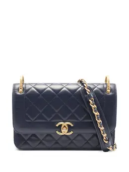 CHANEL Pre-Owned: Синяя сумка 