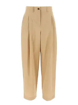 Max Mara: Бежевые брюки 