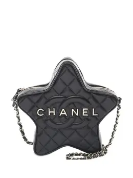 CHANEL Pre-Owned: Чёрная сумка через плечо 
