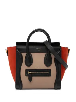 Céline Pre-Owned: Коричневая сумка-шоппер 