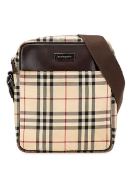 Burberry Pre-Owned: Коричневая сумка через плечо 