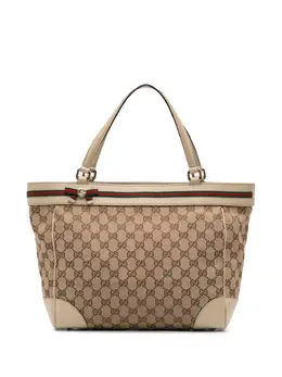 Gucci Pre-Owned: Коричневая сумка-шоппер 