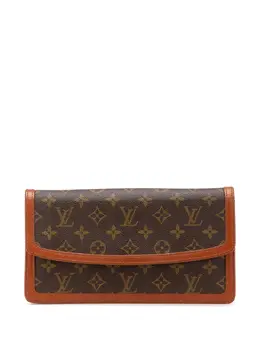 Louis Vuitton Pre-Owned: Коричневый клатч 