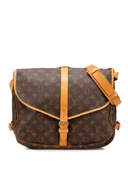 Louis Vuitton Pre-Owned: Коричневая сумка через плечо 