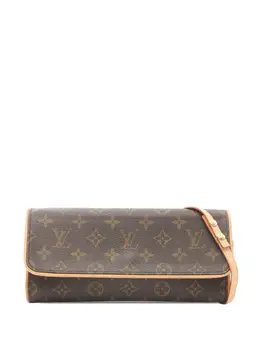 Louis Vuitton Pre-Owned: Коричневая сумка через плечо 