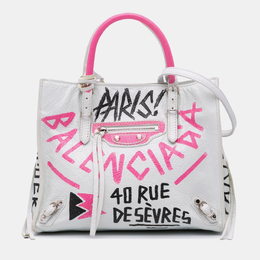 Balenciaga: Розовая сумка  Papier