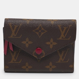 Louis Vuitton: Коричневый кошелёк 