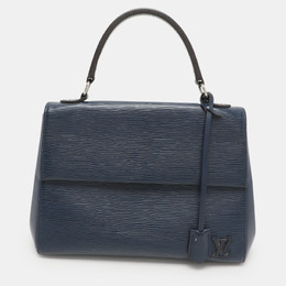 Louis Vuitton: Голубая сумка  Épi