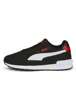 PUMA: Чёрные кроссовки 