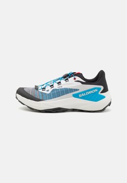 Salomon: Чёрные кроссовки 