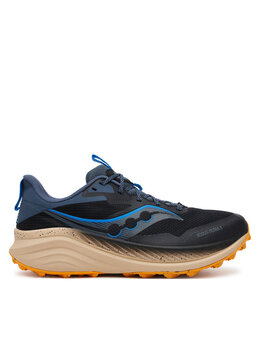 Saucony: Чёрные кроссовки 