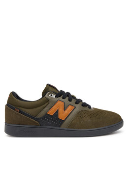 New Balance: Кроссовки цвета хаки 