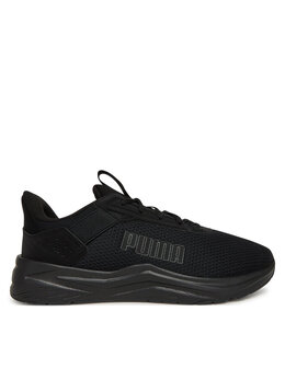 PUMA: Чёрные кроссовки 