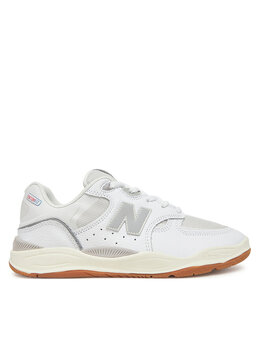 New Balance: Белые кроссовки 