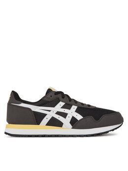 Asics: Чёрные кроссовки 
