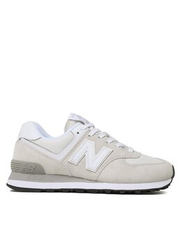 New Balance: Бежевые кроссовки 