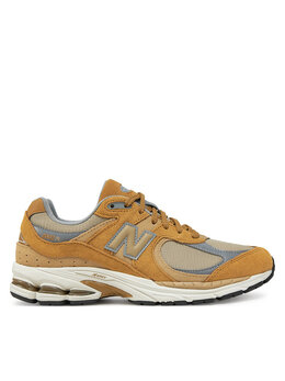 New Balance: Жёлтые кроссовки 