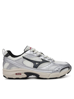 Mizuno: Серебристые кроссовки 