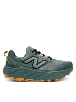 New Balance: Зелёные кроссовки  Hierro