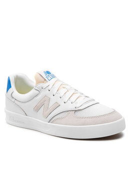 New Balance: Белые кроссовки 