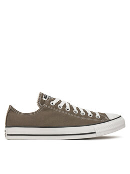 Converse: Серые кроссовки  Chuck Taylor All Star Ox