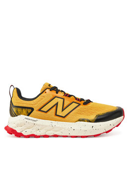 New Balance: Жёлтые кроссовки 