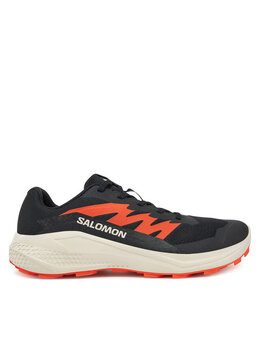 Salomon: Чёрные кроссовки 