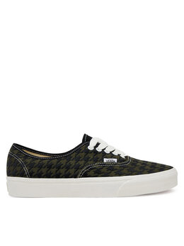 Vans: Зелёные кроссовки  Authentic
