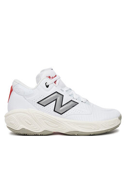 New Balance: Белые кроссовки 
