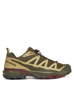 Salomon: Зелёные кроссовки 