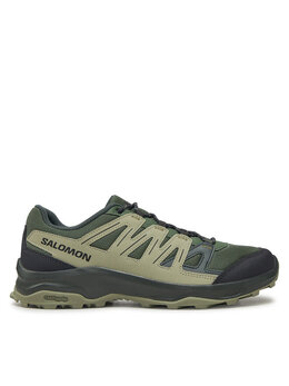 Salomon: Зелёные кроссовки 