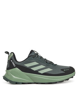 Adidas: Кроссовки цвета хаки 