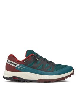 Salomon: Зелёные кроссовки 