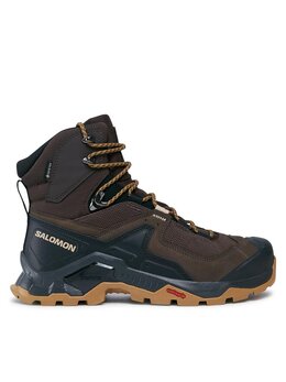 Salomon: Коричневые кроссовки 