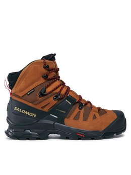 Salomon: Чёрные кроссовки 