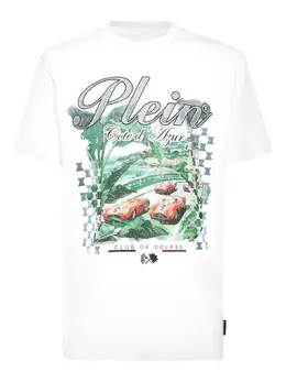 Philipp Plein: Белая футболка 