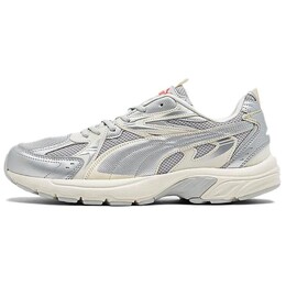 PUMA: Серебристые кроссовки 