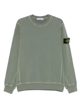 Stone Island: Зелёный свитшот  Compass