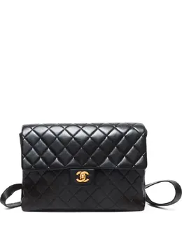 CHANEL Pre-Owned: Чёрная сумка 