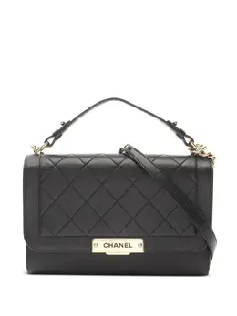 CHANEL Pre-Owned: Чёрная сумка 