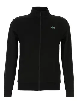 Lacoste: Чёрный свитшот 